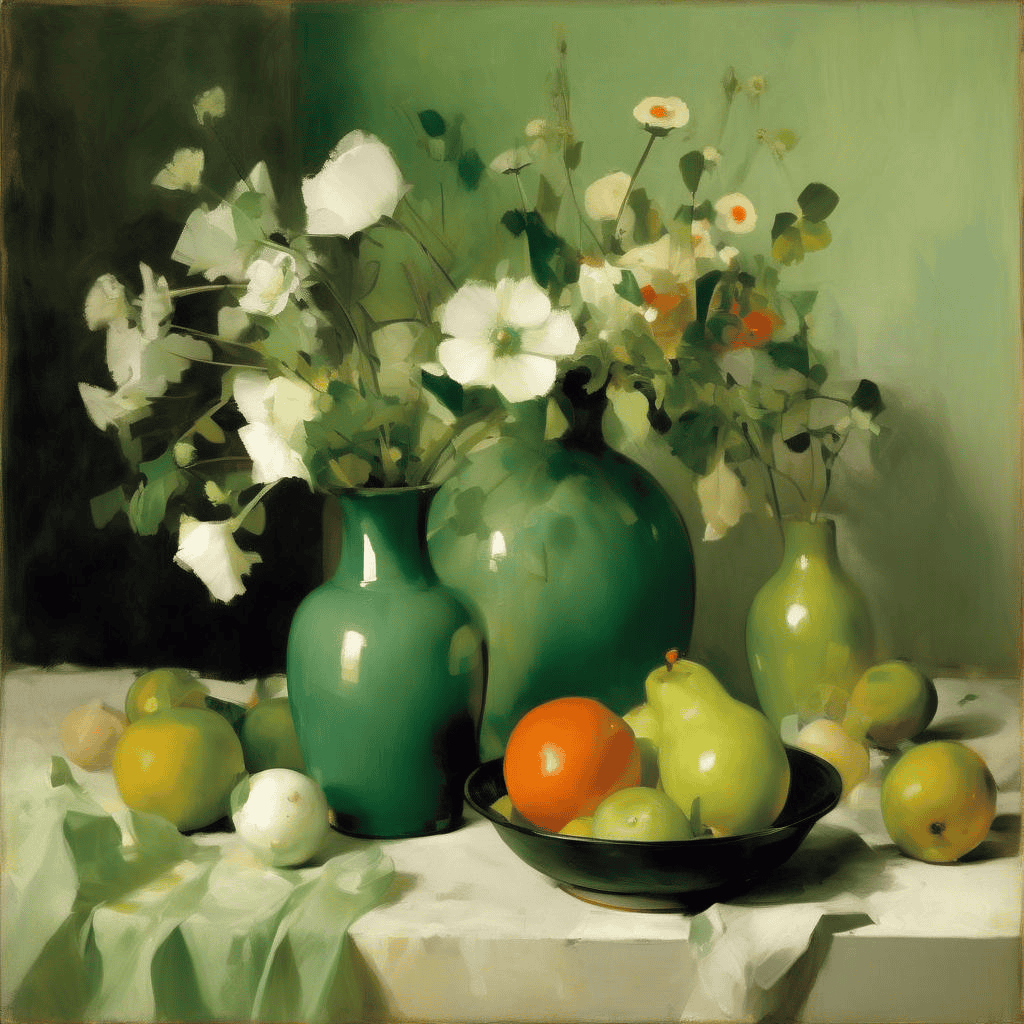 Still Life in Green – Helene Schjerfbeck