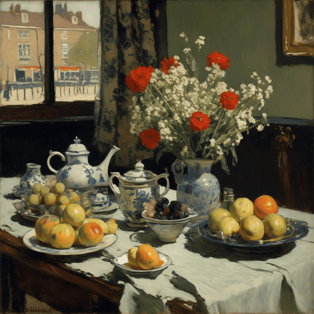 Cafe of the Courts, Dieppe – Walter Sickert